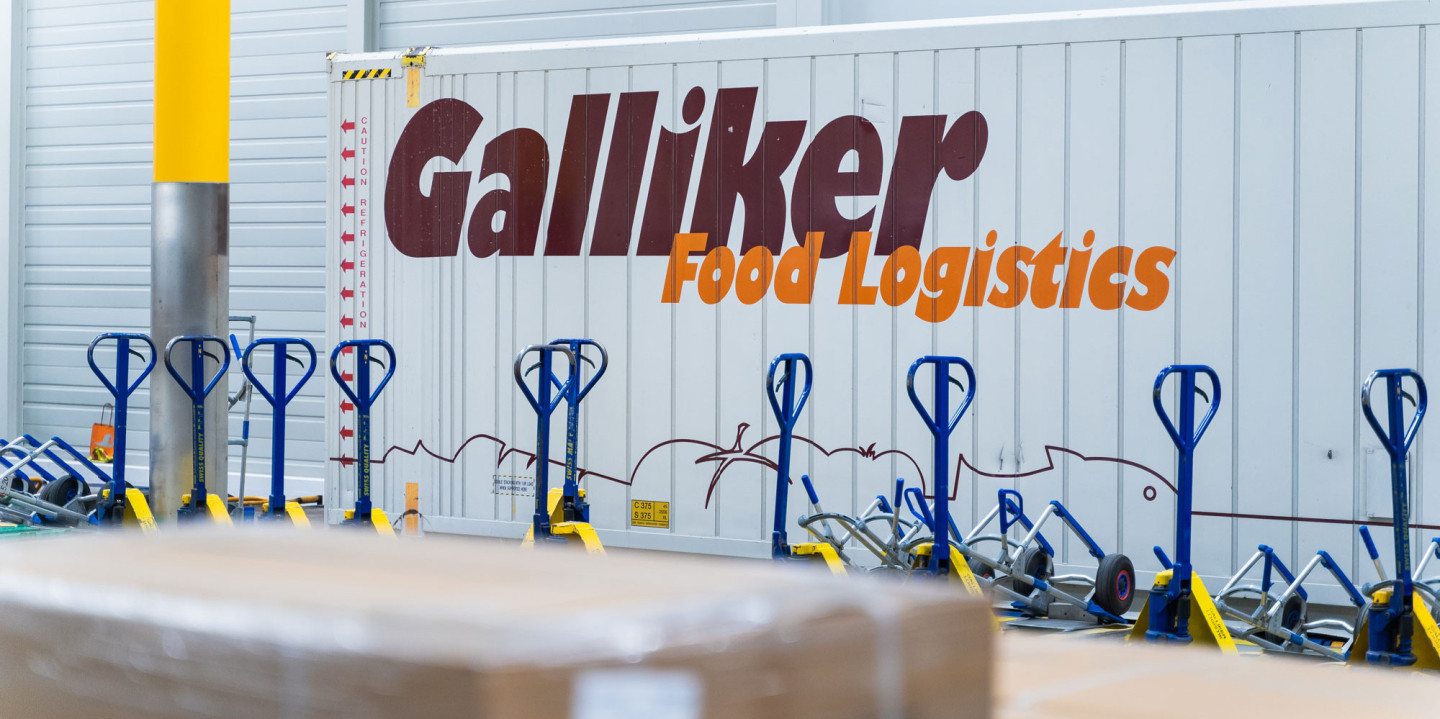 Safe food transportation by truck or rail container - Galliker Transport